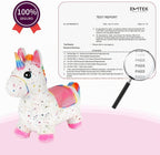 Juguetes de caballo animoso de unicornio, unicornio inflable con