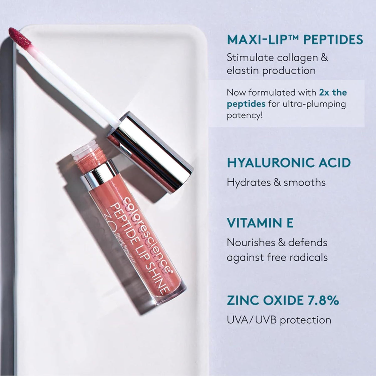 Colorescience Brillo labial peptídico SPF 30