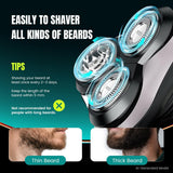 Maquinilla de Afeitar Eléctrica para Hombres - Afeitadora Eléctrica...