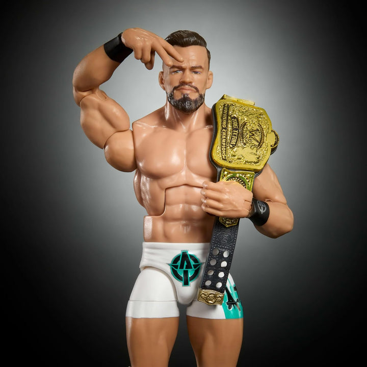 Mattel WWE Elite Figura de acción y accesorios, Serie #121, Figura...