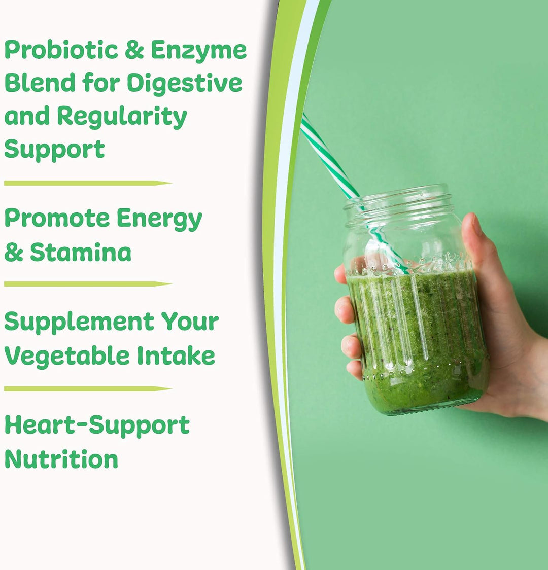 New Vitality Royal Greens Ultra Superfood | Polvo vegetal saludable...