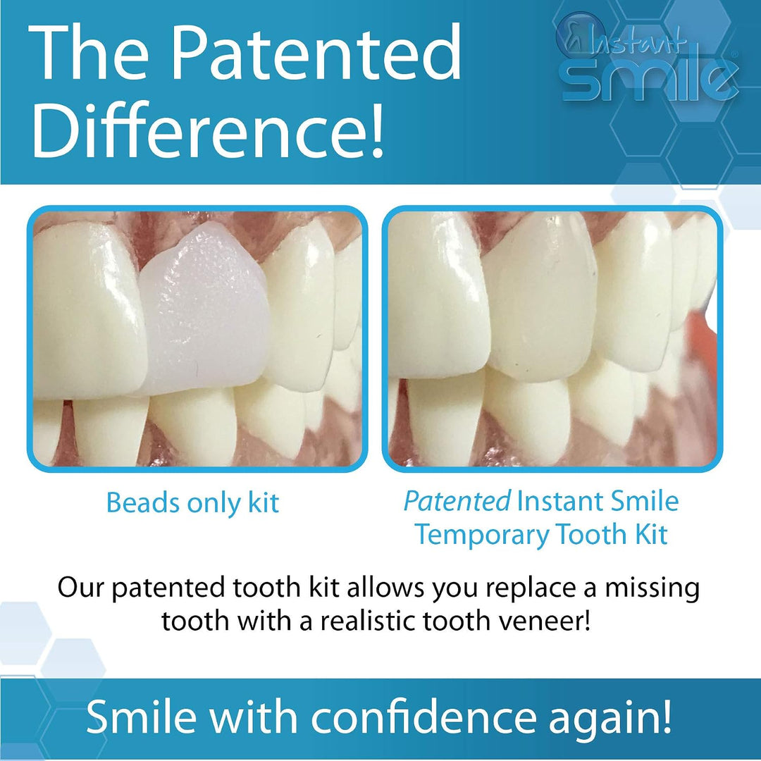 Instant Smile Complete su kit de reemplazo temporal de dientes de s...