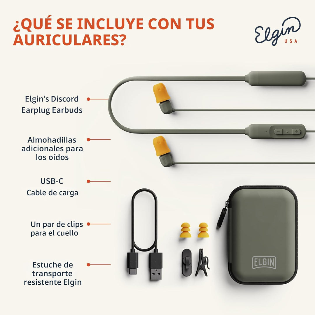 Elgin Discord Gen 3 Auriculares inalámbricos con Bluetooth, auricul...
