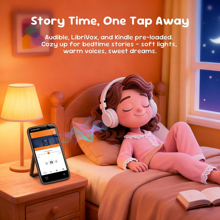 Reproductor de MP3 para niños, controles parentales, 16 GB, compati...