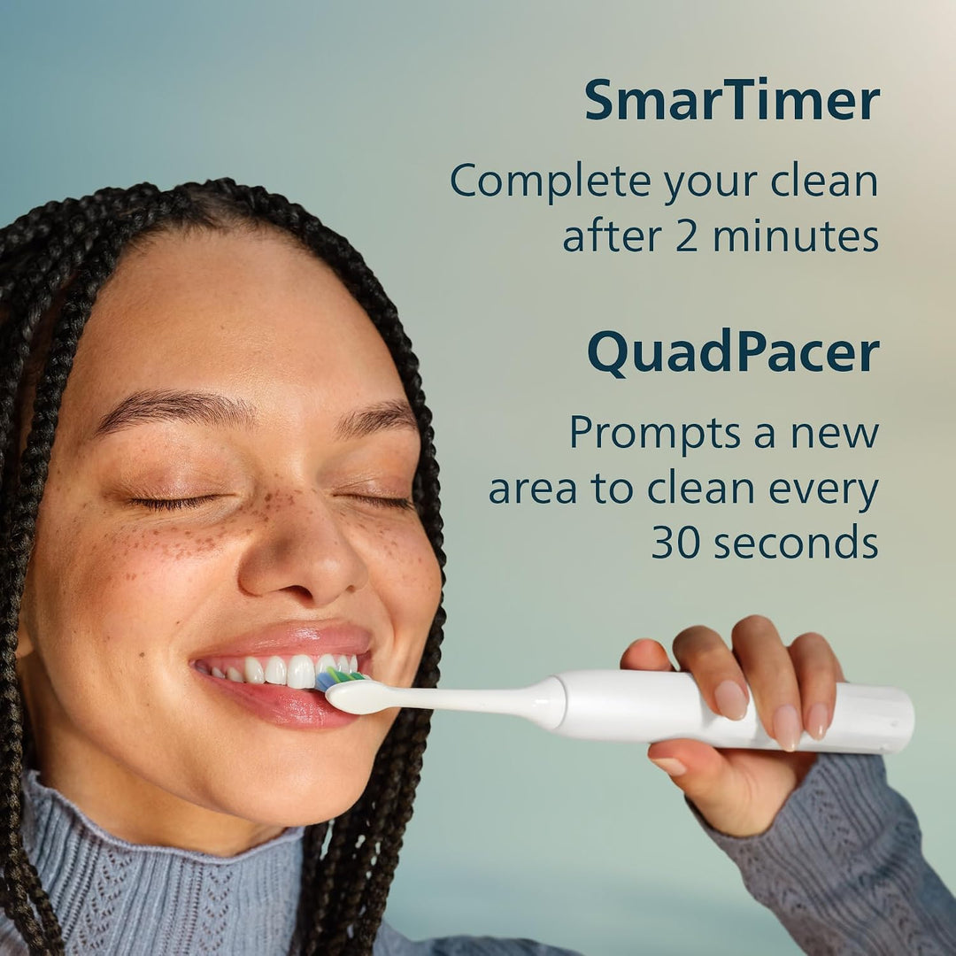 Philips Sonicare Cepillo de dientes eléctrico recargable 3300, 2 ca...