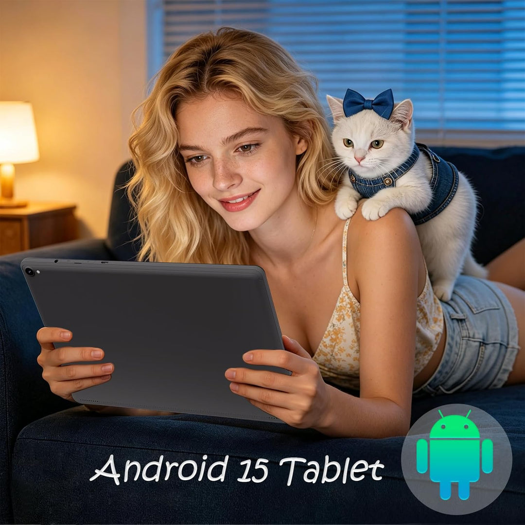 Tablet Android 15 Tabletas de 10 Pulgadas, 8GB RAM 32GB ROM 1TB Amp...