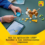 LEGO Creator 3 en 1 Cute Animals: Juguetón Cachorro Perro 31382