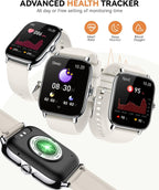 Reloj inteligente para mujeres y hombres, contador de actividad, reloj inteligente 2025 IP68 impermeable con monitor de actividad y contador de actividad, compatible con Android, iPhone, iOS, Samsung