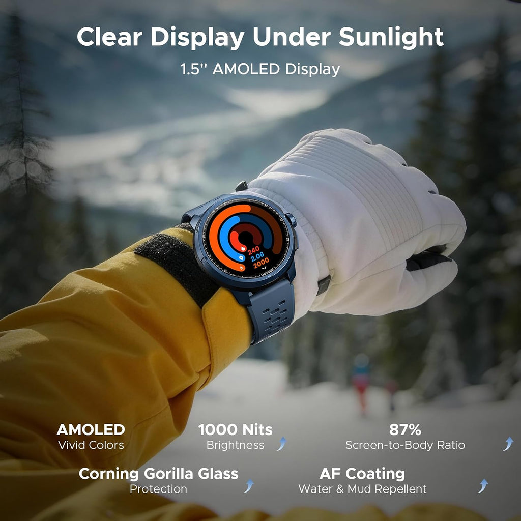 ANYMOVING M1PRO Reloj inteligente, GPS de doble banda y