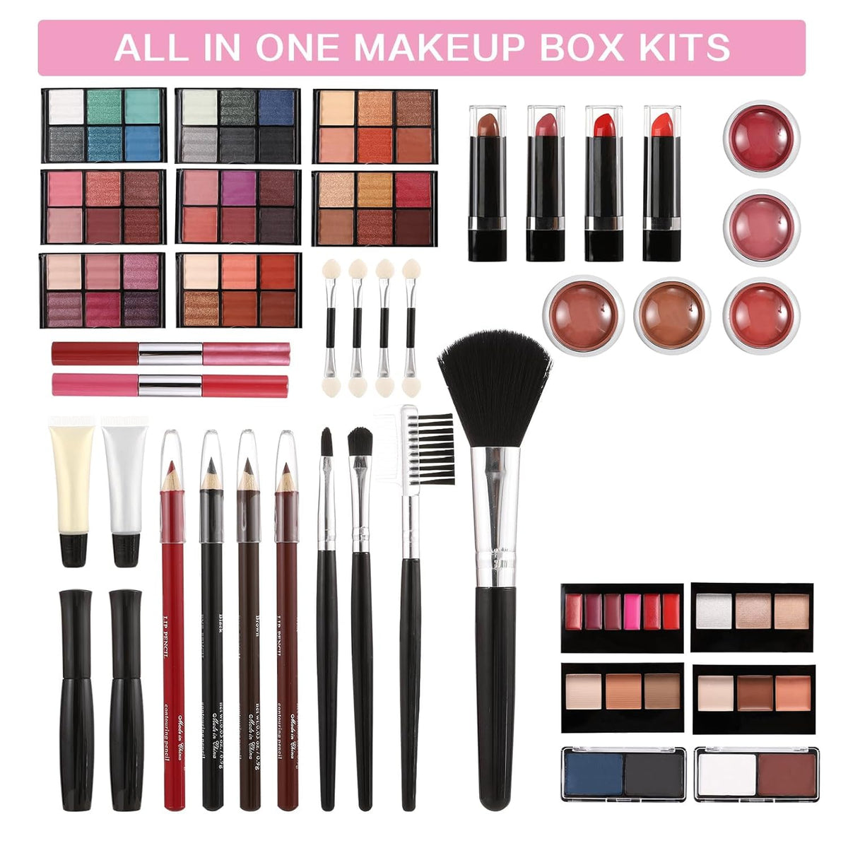 Hegafoo Kit de maquillaje todo en uno para adolescentes, kit de maq...