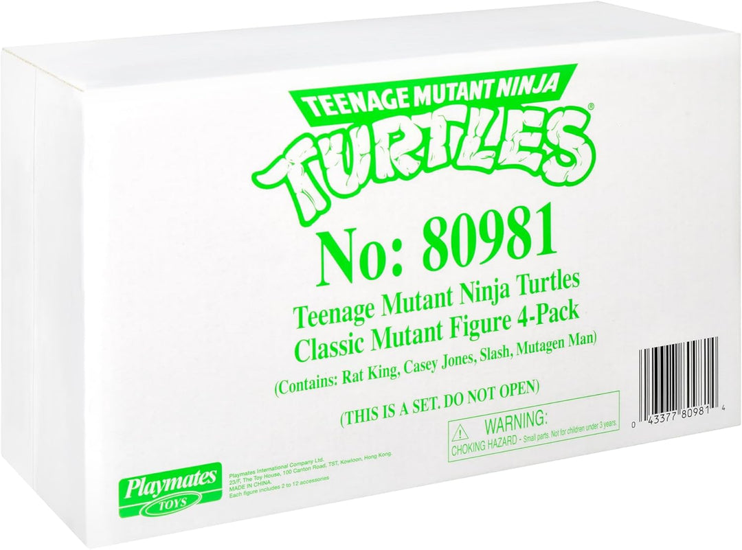 Teenage Mutant Ninja Turtles Paquete de 4 mutantes