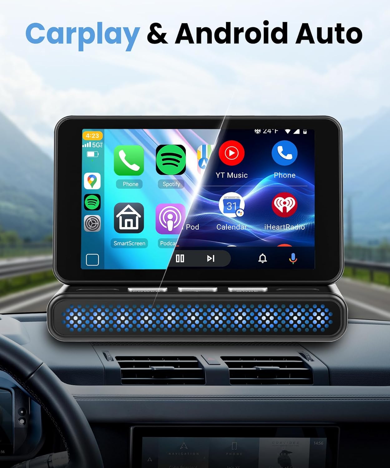 Orderich Cámara de coche para asiento trasero, pantalla IPS de 3.97...