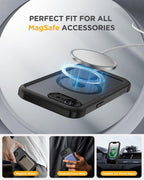 Miracase - Funda para iPhone 17e y iPhone 16e, teléfono de cuerpo completo con protector de pantalla de vidrio integrado, [magnético con MagSafe] a prueba de caídas militar 17 E/16 E cubierta