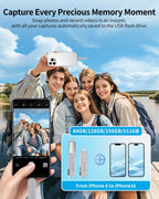 Memoria externa de 256 GB con certificación MFi para iPhone, Plateado