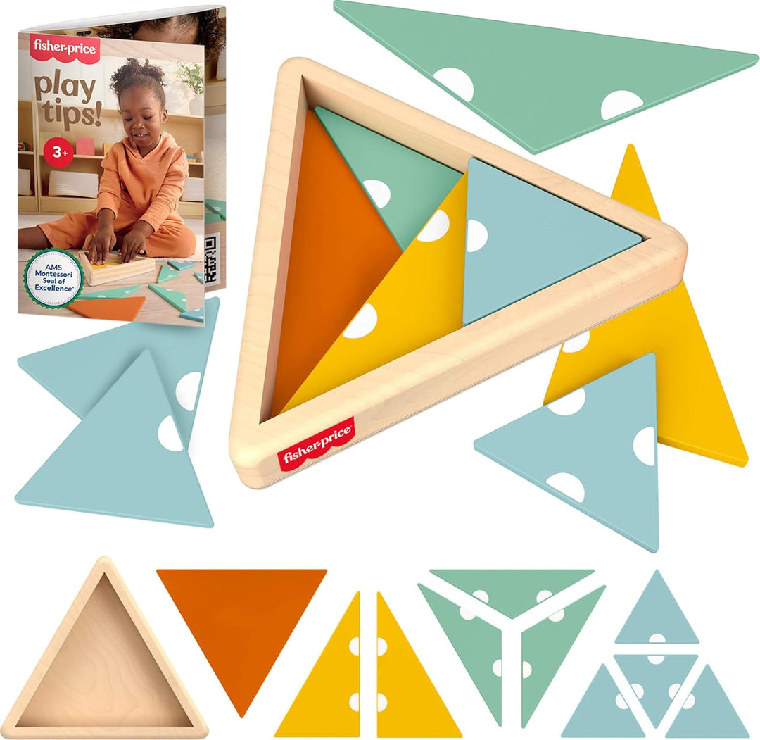 Fisher-Price Rompecabezas de madera Montessori de