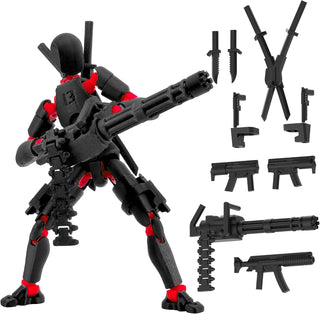Set de Figura de Acción Gatling Gun T13 Titan 13【Ensamblado】, Figur...