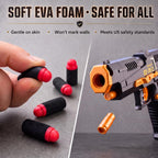 Pistola de juguete Foam Blaster, expulsión de bala suave de acción de perno