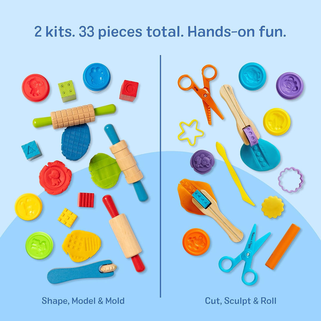 Melissa &amp; Doug Set de juego de arcilla - con herramientas de es...