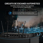 Phenyx Pro Sistema de micrófono inalámbrico de 4 canales