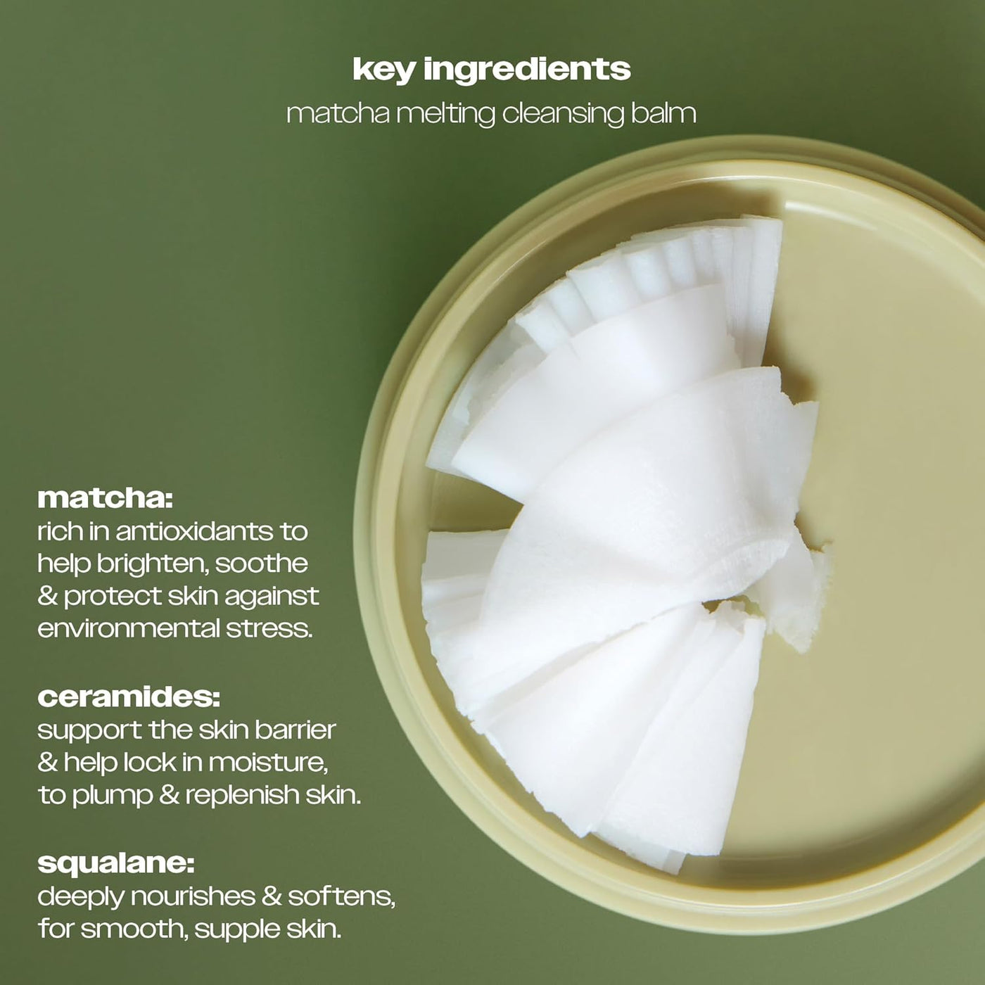ICONIC LONDON Underglow Matcha Melting Cleansing Balm | Removedor d...