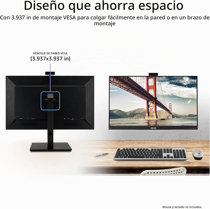 ASUS Monitor de videoconferencia 1080P de 27 pulgadas (BE279QSK) -...