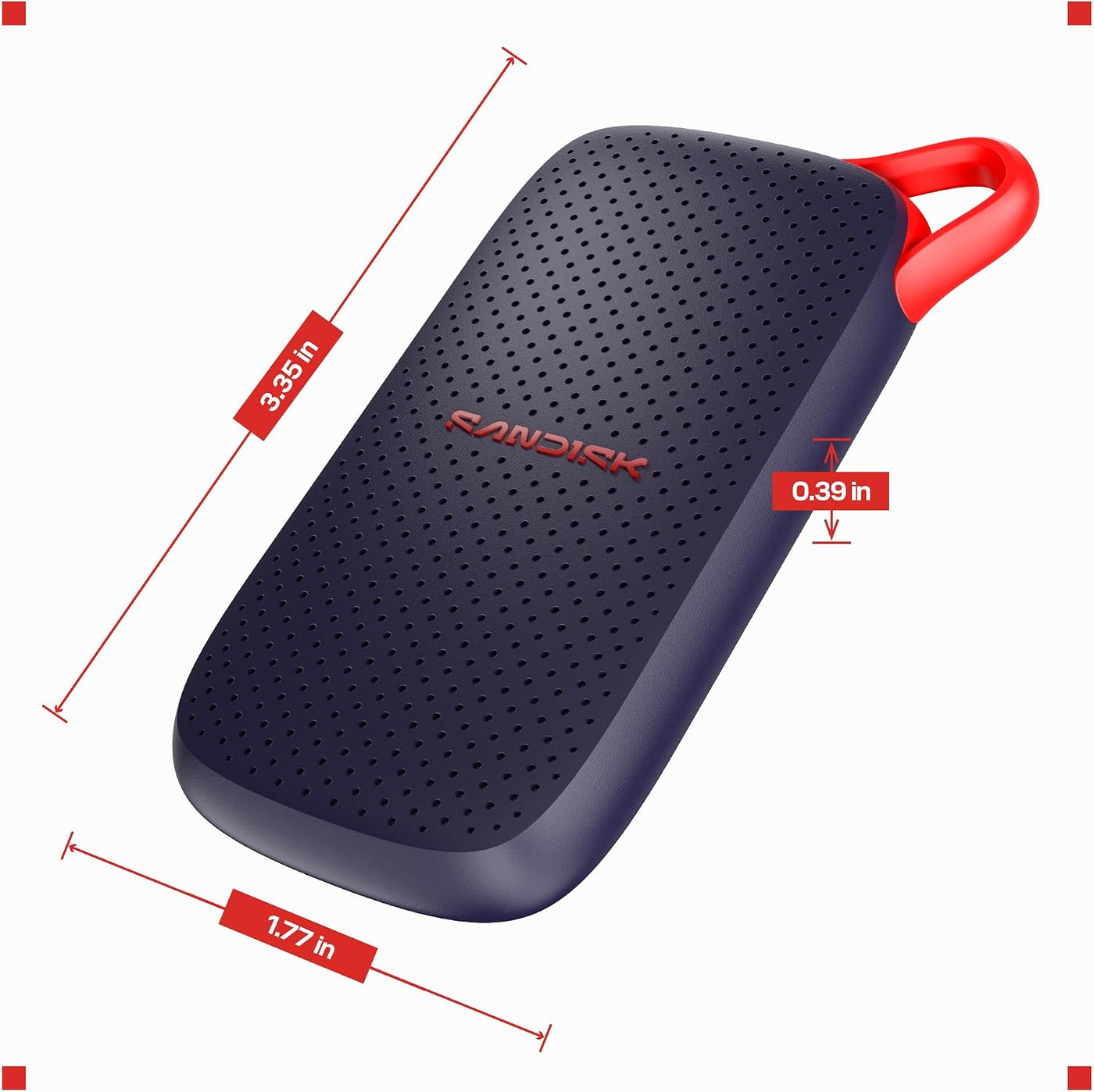 Sandisk SSD portátil de 2 TB, velocidades de lectura de hasta 1000...