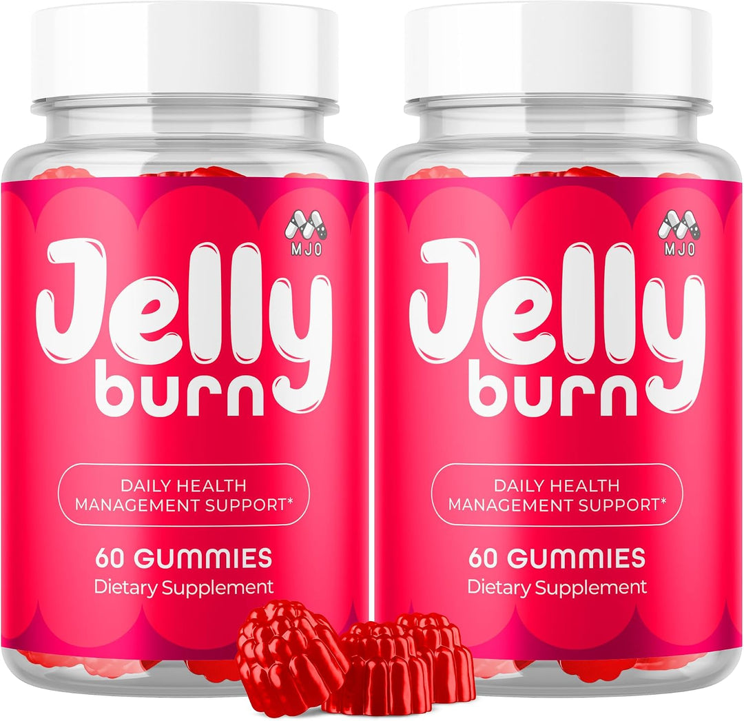 Paquete de 2 gomitas Jelly Burn, gomitas oficiales JellyBurn con in...