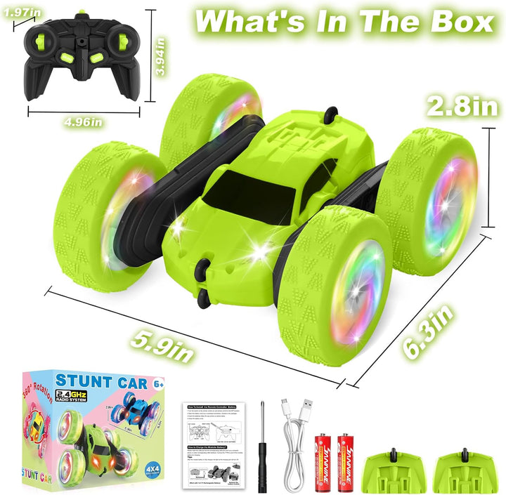 FDCTR Coche de Control Remoto, Coches RC de Acrobacias, RC Crawler...