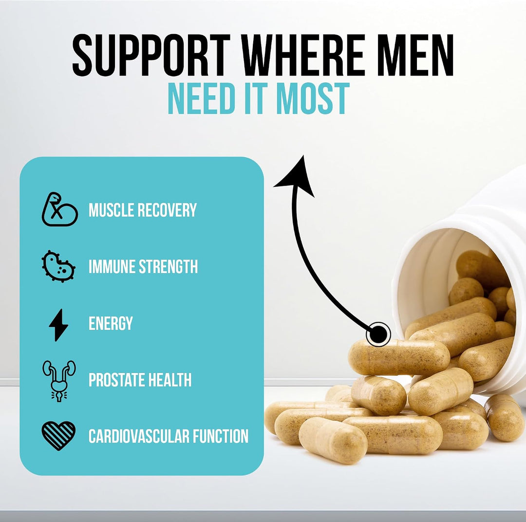 Wound Care Plus - Multivitamínico para hombre, mezcla integral de v...