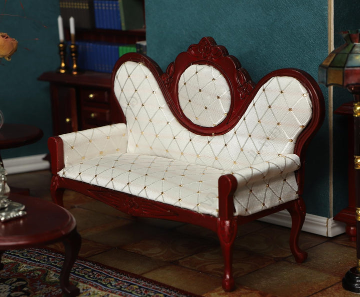 iLAND Juego de muebles de casa de muñecas victoriana, muebles y acc...