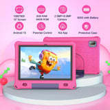 VOLENTEX Tablet de 10 pulgadas con funda, tableta Android 15 para e...