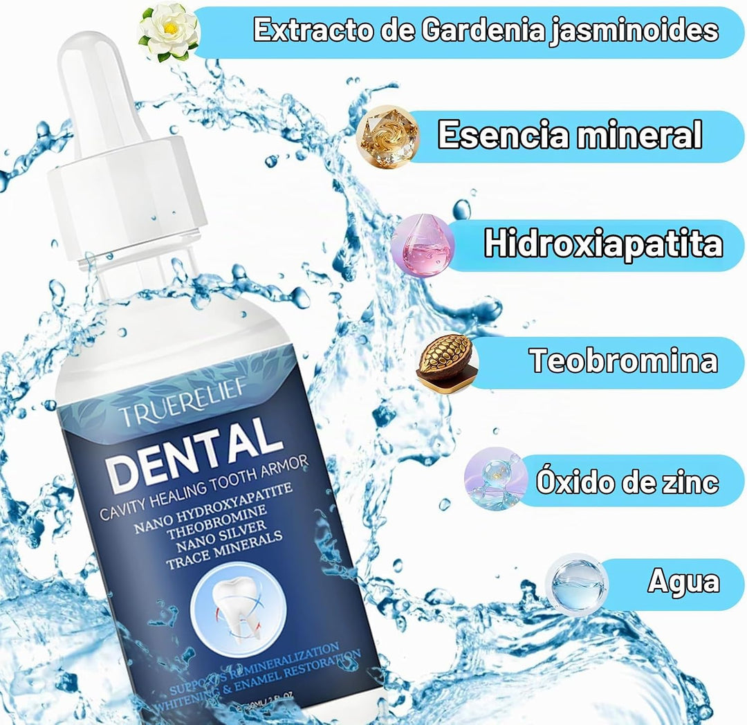 Líquido de reparación de esmalte avanzado con nanohidroxiapatita y...
