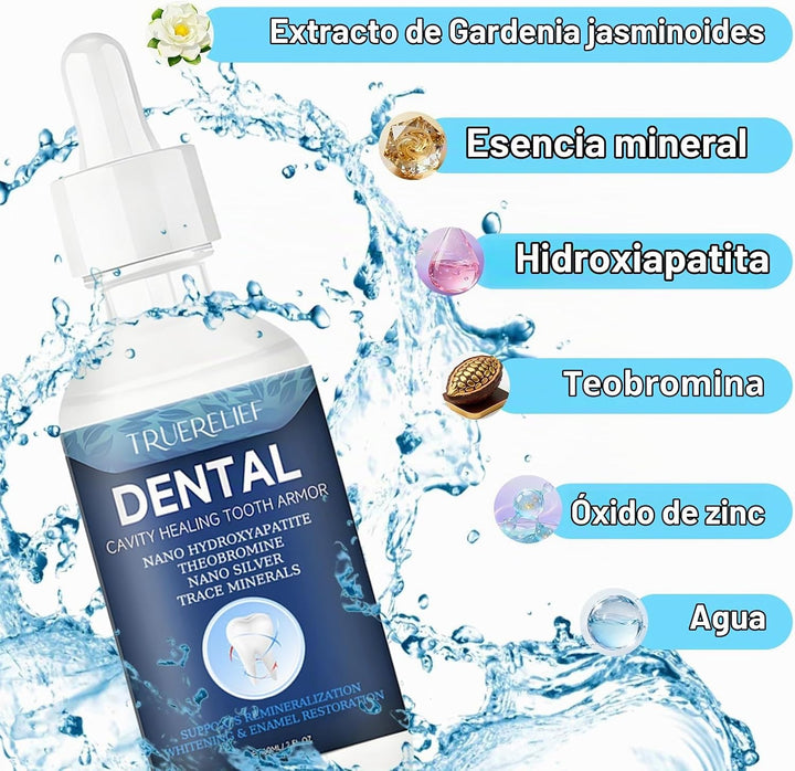 Líquido de reparación de esmalte avanzado con nanohidroxiapatita y...