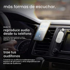 AirFly Pro 2 - Adaptador Bluetooth, Empareja 2 AirPods o Auriculares Inalámbricos - Transmisor y Receptor Bluetooth AUX de 3.5mm para Autos, Barcos, Cintas de Correr, TVs y Más - Esenciales de Viaje