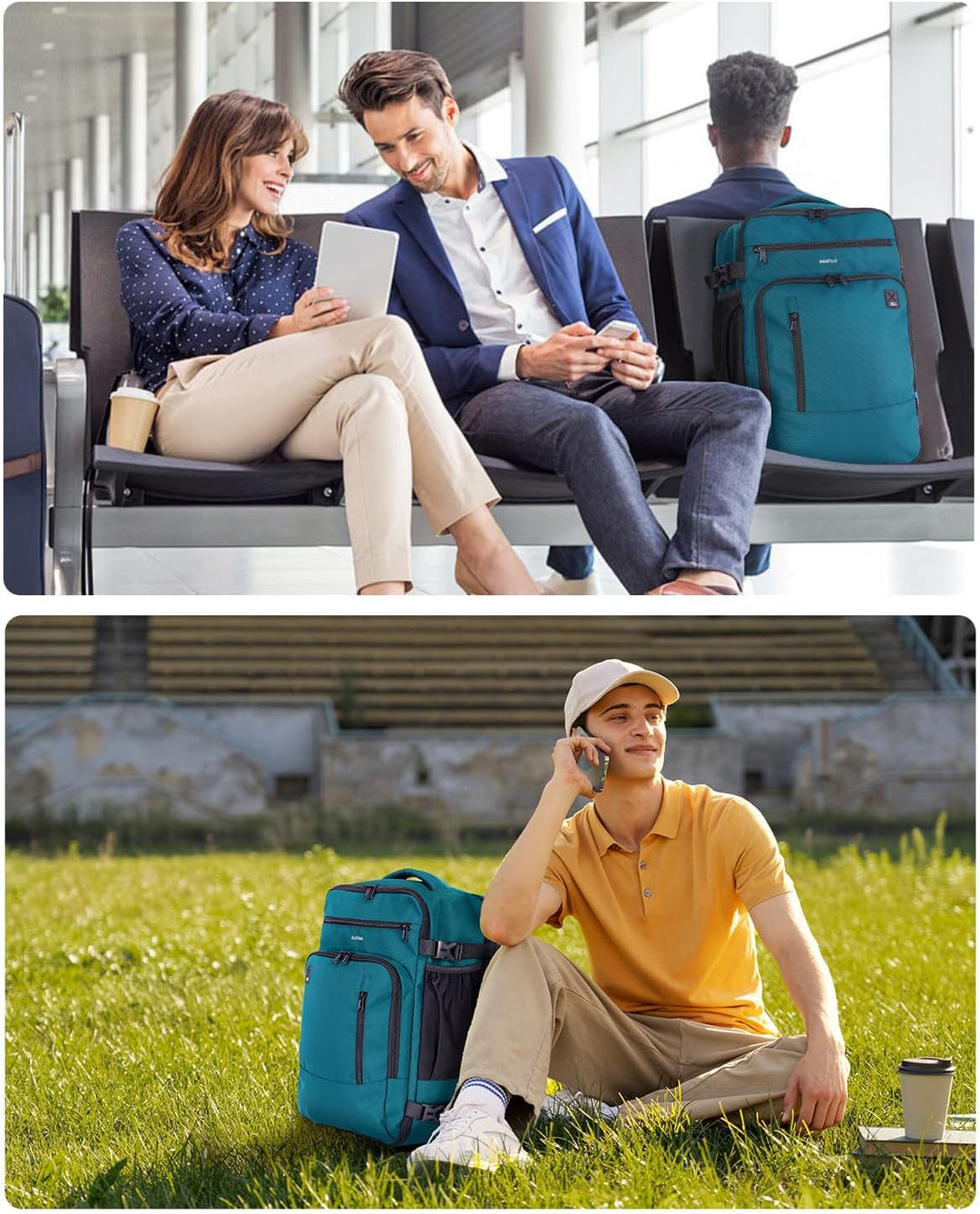 ECOHUB Mochila de viaje Mochila de equipaje de mano, Mochilas de viaje
