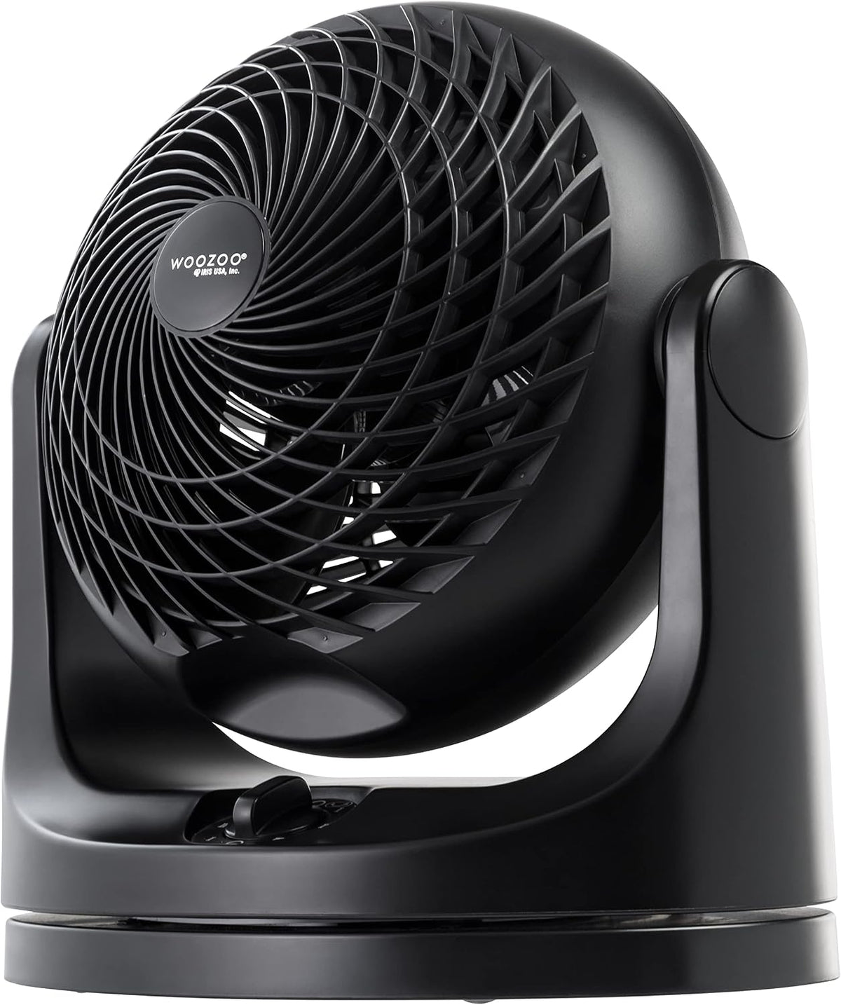 IRIS USA WOOZOO Ventilador de escritorio mediano, oscilante, inclin...