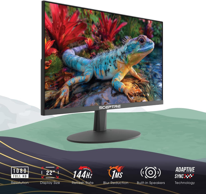 Sceptre Nuevo monitor para juegos de 22 pulgadas, FHD 1080p, hasta...
