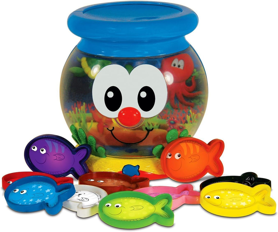 Divertido tazón colorido de peces Learn With Me de The Learning Jou...