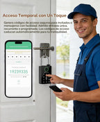 Candado inteligente de huellas dactilares resistente con cerradura