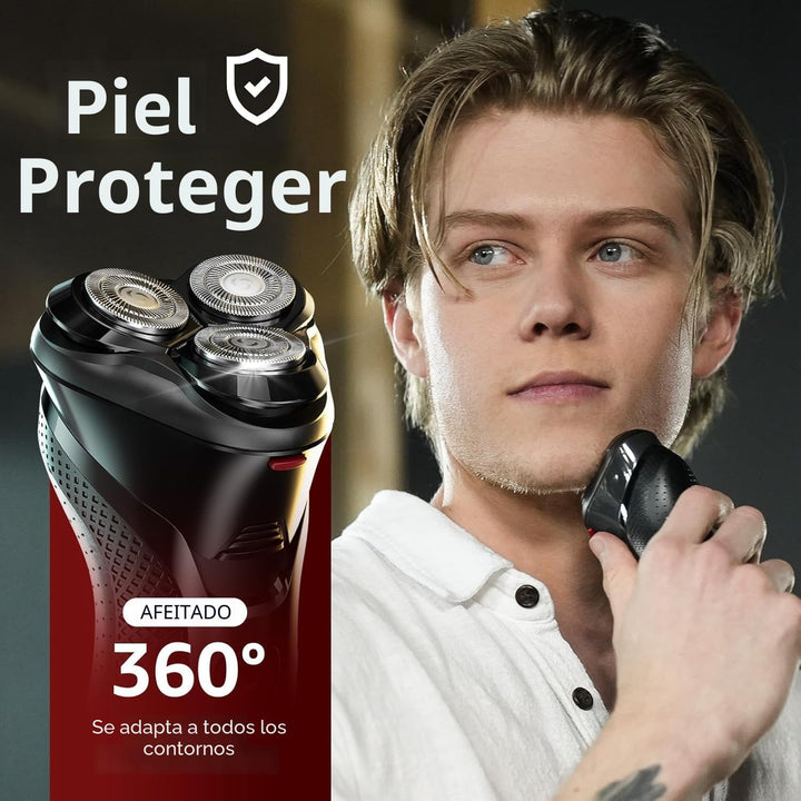 Maquinilla de afeitar eléctrica rategist 3 en 1 para hombres: acele...