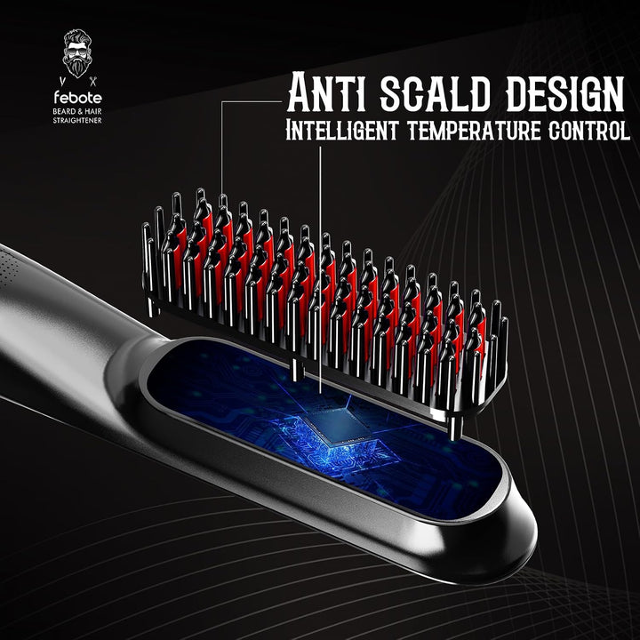 FEBOTE Innovation Alisador de Barba y Cabello para Hombres con Cepi...