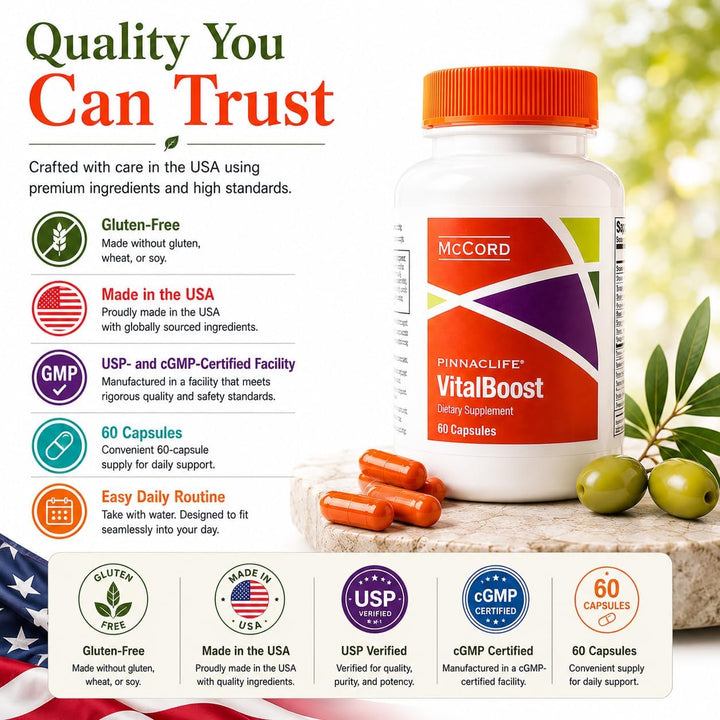 Extracto de hoja de olivo VitalBoost \u2013 Apoya el crecimiento ce...