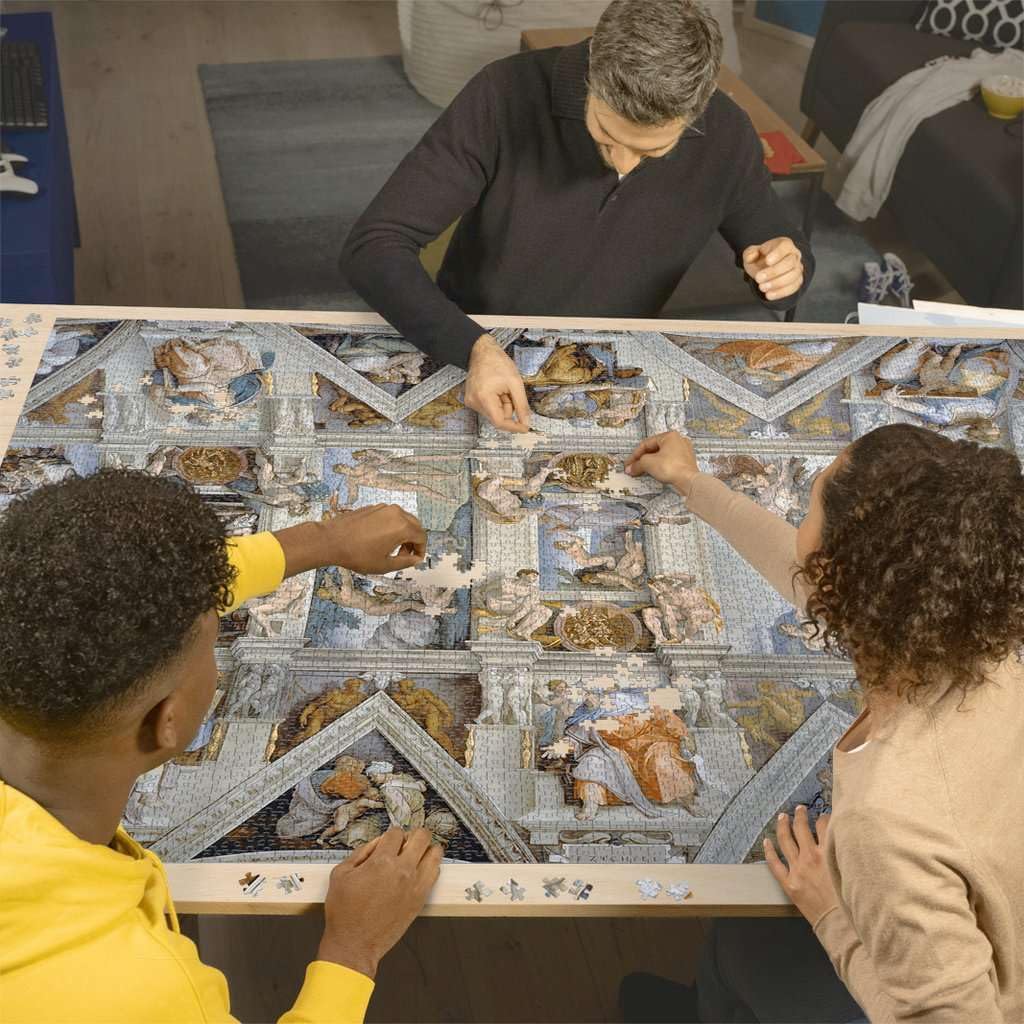 Ravensburger - Capilla Sixtina - Rompecabezas de 5000 piezas - Imágenes impresionantes - Hermoso e intrincado - Vista única de techo de 360 grados - Calidad premium - Rompecabezas para adultos