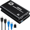 Newhope Tarjeta de Captura HDMI para Transmisión, Captura Full HD 1080P 60FPS USB 3.0, Tarjeta de Captura de Audio y Video de Juegos, para Transmisión de Cámara/Xbox/PS4/PS5/Switch/PC