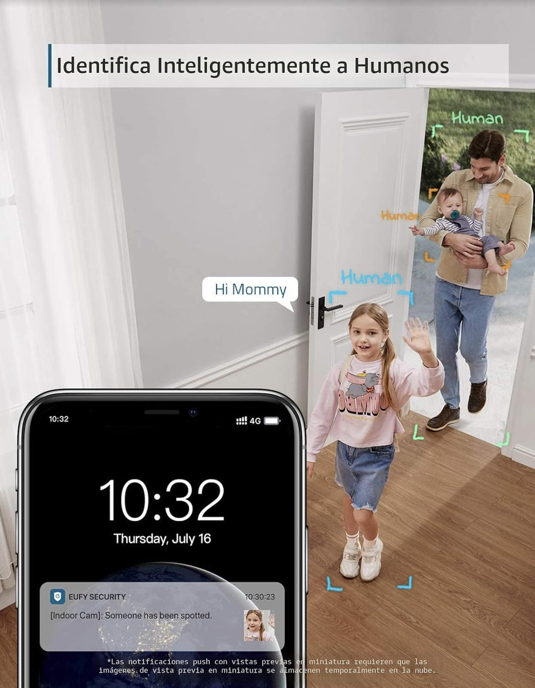 eufy Security Cámara Interior E220, cámara para seguridad del hogar...