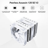 Thermalright Peerless Assassin 120 SE White V2 Enfriador de CPU, 18...
