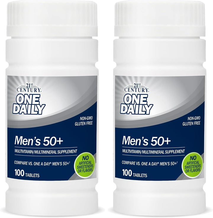 21st Century One Daily - Tabletas para hombre, más de 50 unidades,...