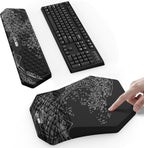 Juego de alfombrilla ergonómica para mouse con reposamuñecas y