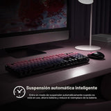 MOWUX - Combo de teclado y mouse inalámbricos, máquina de escribir...