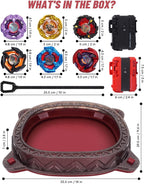 X Stadium Starter Kit - con 6 X Tops, 2 Launchers & 1 Arena